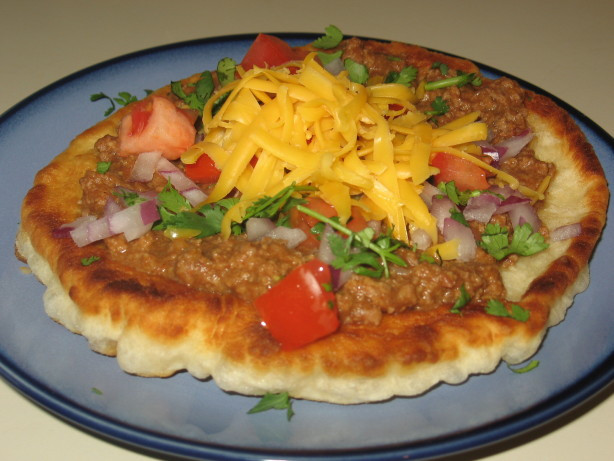 Indian Fry Bread Taco
 Amys Favorite Indian Fry Bread Tacos Recipe Food