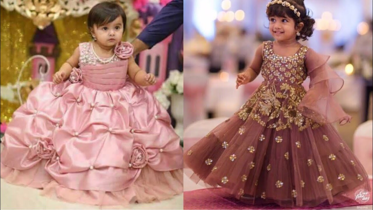 Indian Party Wear Dresses For Kids
 Party wear dresses collection for kids Frock design ideas