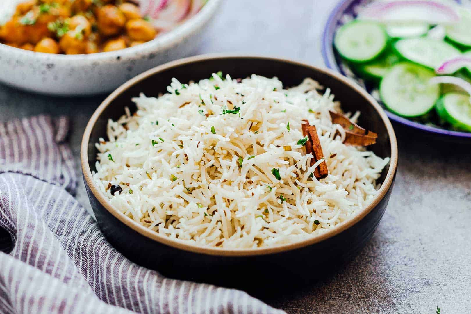Indian Rice Recipes
 Perfect Jeera Rice Indian Cumin Rice Ready in 10 minutes