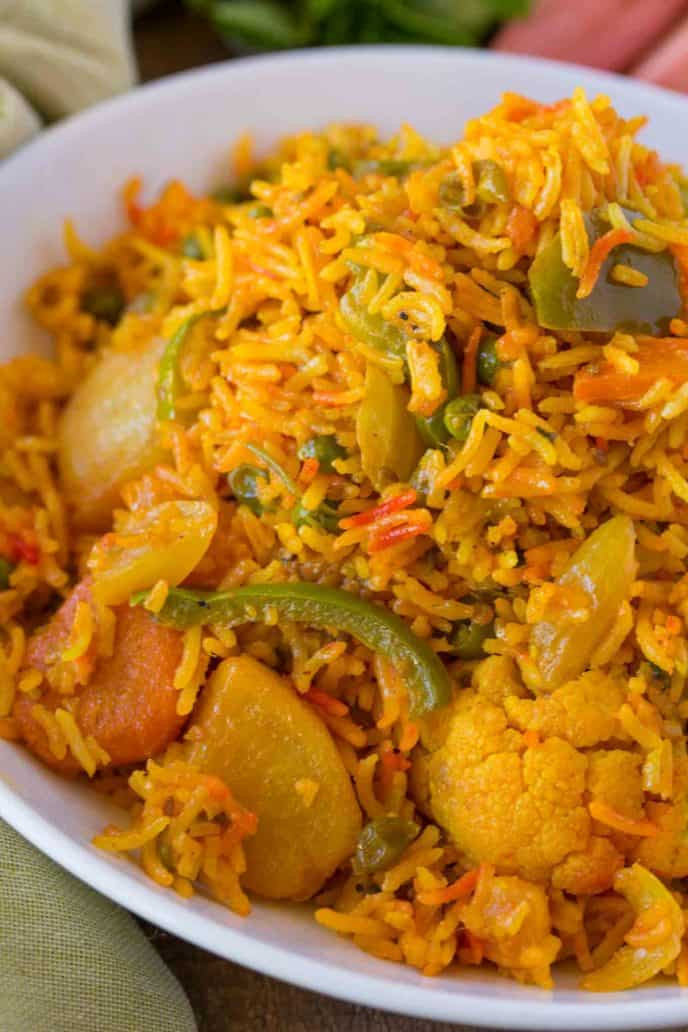 Indian Rice Recipes
 Easy Ve able Biryani Dinner then Dessert