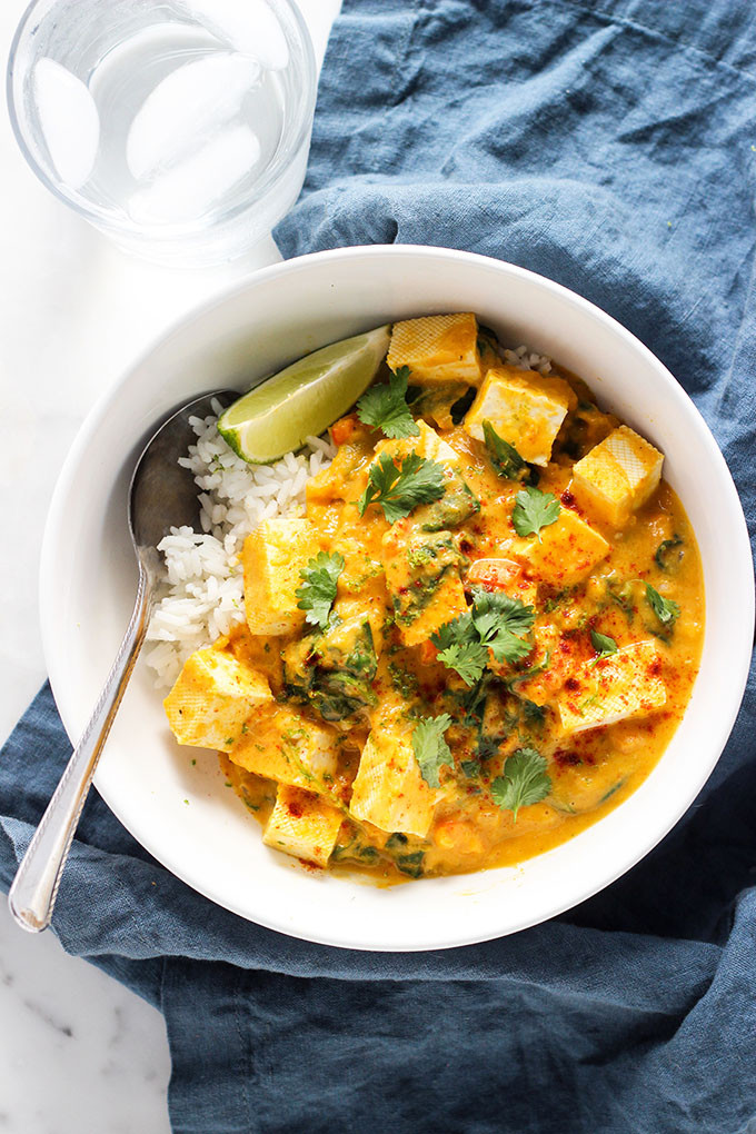 Indian Tofu Recipes Vegetarian
 Easy Tofu Pumpkin Curry