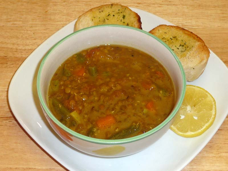 Indian Vegetarian Soup Recipes
 Lentil Ve able Soup Manjula s Kitchen Indian