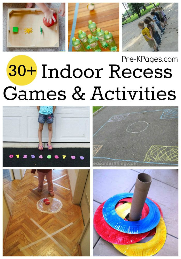 Indoor Active Games For Kids
 Indoor Recess Games for Preschoolers