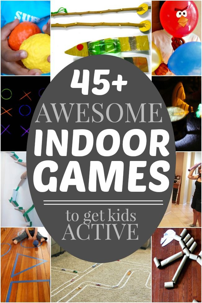 Indoor Active Games For Kids
 45 Active Indoor Games