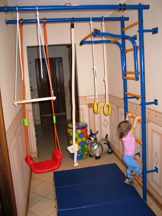Indoor Jungle Gym For Kids
 Mamina Ideya Домашний спортивный уголок в разных странах