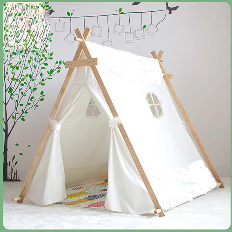 Indoor Tents For Kids
 Aliexpress Buy Lovely kid play tent white fabric
