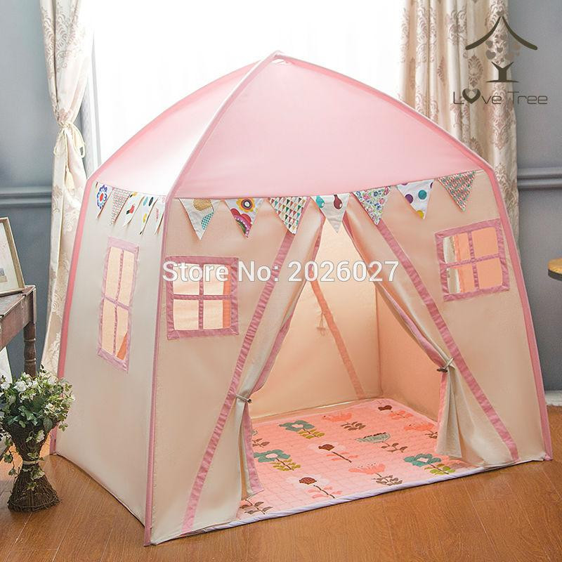 Indoor Tents For Kids
 Wholesale Love Tree Kid Play House Cotton Canvas Indoor