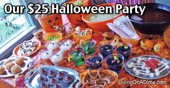 Inexpensive Halloween Party Ideas
 Our $25 Halloween Party Living on a Dime To Grow Rich