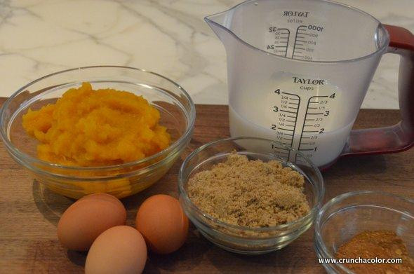 Ingredients For Pumpkin Pie
 Homemade Pumpkin Pie from Scratch – Crunch a Color