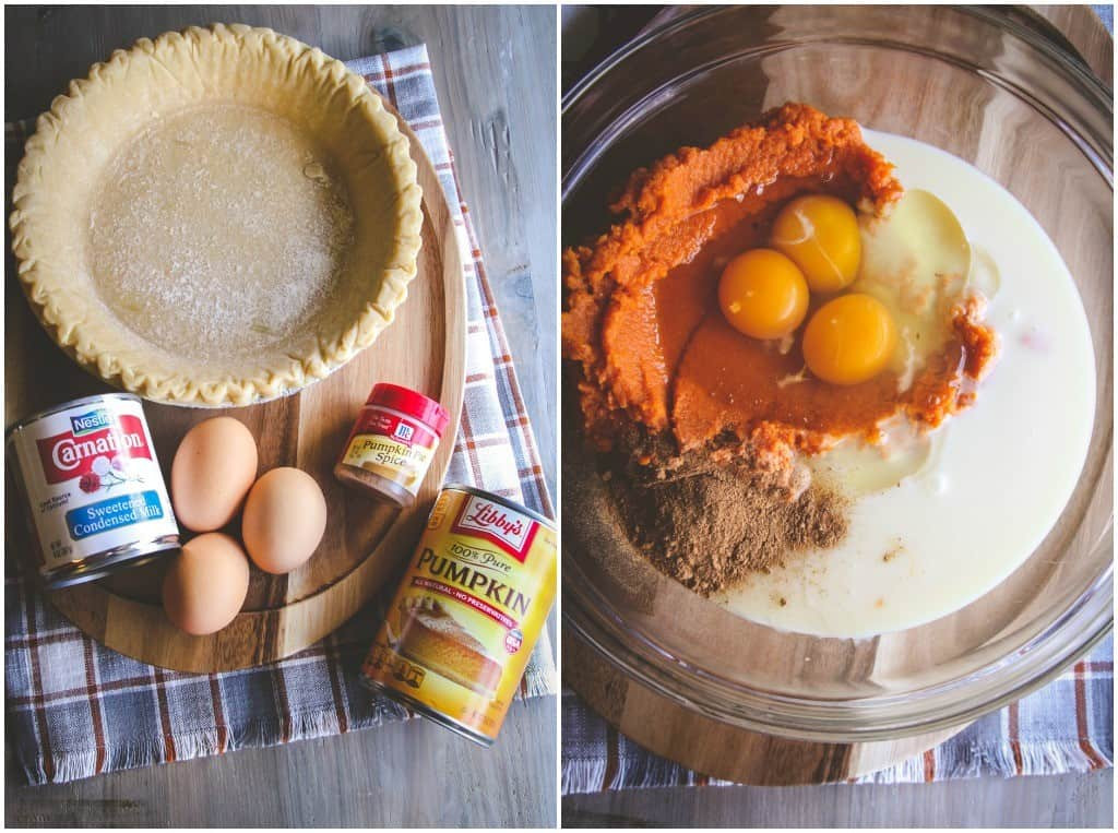 Ingredients For Pumpkin Pie
 Easy 5 Ingre nt Pumpkin Pie Recipe Sweetphi