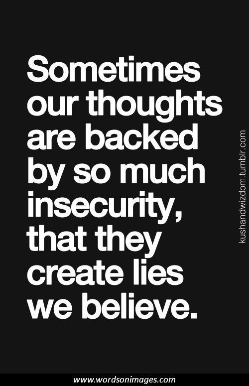 Insecurity Relationship Quotes
 Relationship Insecurity on Pinterest