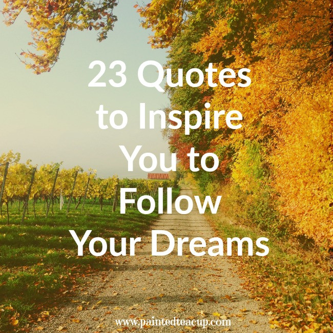 Inspirational Dream Quote
 23 Quotes to Inspire You to Follow Your Dreams What is