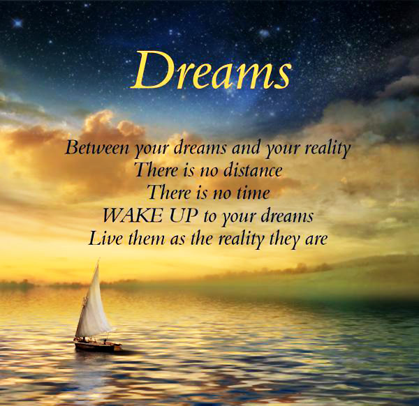 Inspirational Dream Quote
 Quotes About Dreams And Reality QuotesGram