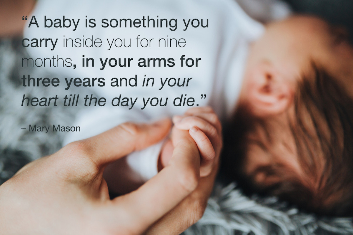 Inspirational Quotes For New Baby
 35 New Mom Quotes and Words of Encouragement for Mothers