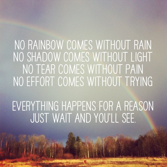 Inspirational Quotes Rain
 A Rainbow’s Valuable Lesson – The Simply Luxurious Life