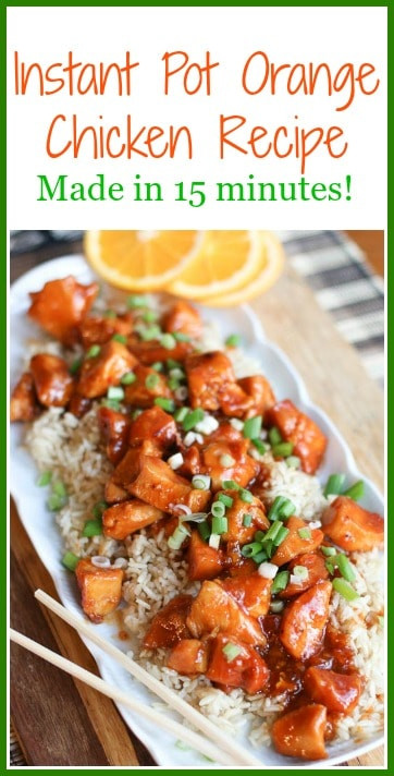Instant Pot Chicken Recipes Easy
 15 Minute Instant Pot Orange Chicken Recipe