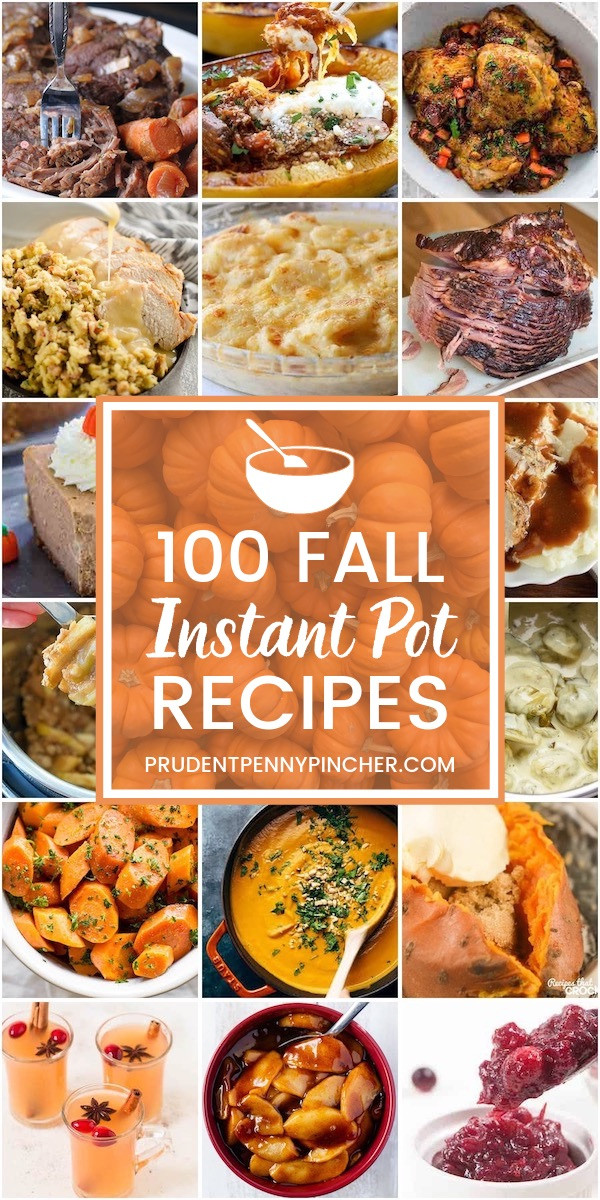 Instant Pot Fall Recipes
 100 Best Fall Instant Pot Recipes Prudent Penny Pincher