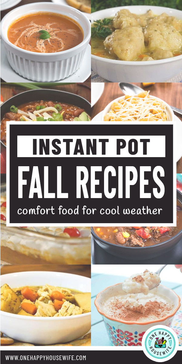 Instant Pot Fall Recipes
 Instant Pot Fall Recipes e Happy Housewife