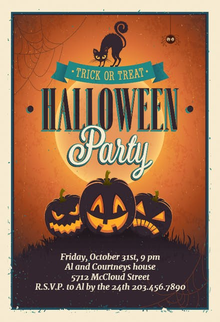Invitation Ideas For Halloween Party
 Halloween Party Invitation Templates Free