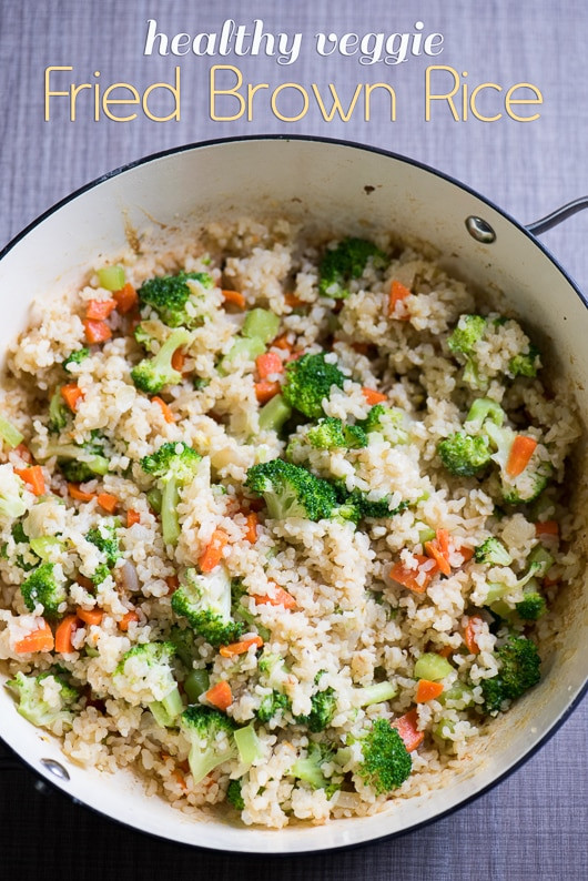 Is Brown Rice Healthy
 Healthy Brown Fried Rice Recipe with Broccoli Ve ables