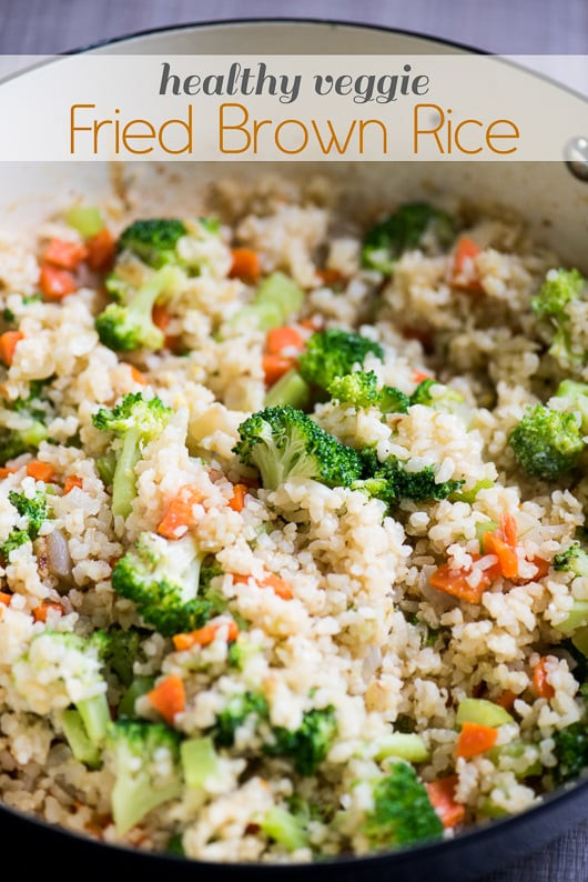 Is Brown Rice Healthy
 Healthy Brown Fried Rice Recipe with Broccoli Ve ables