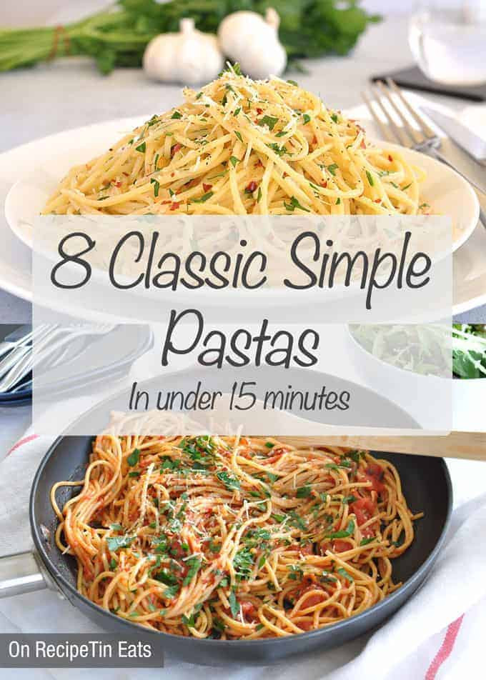 Italian Recipes Easy
 8 Quick and Easy Pasta Recipes