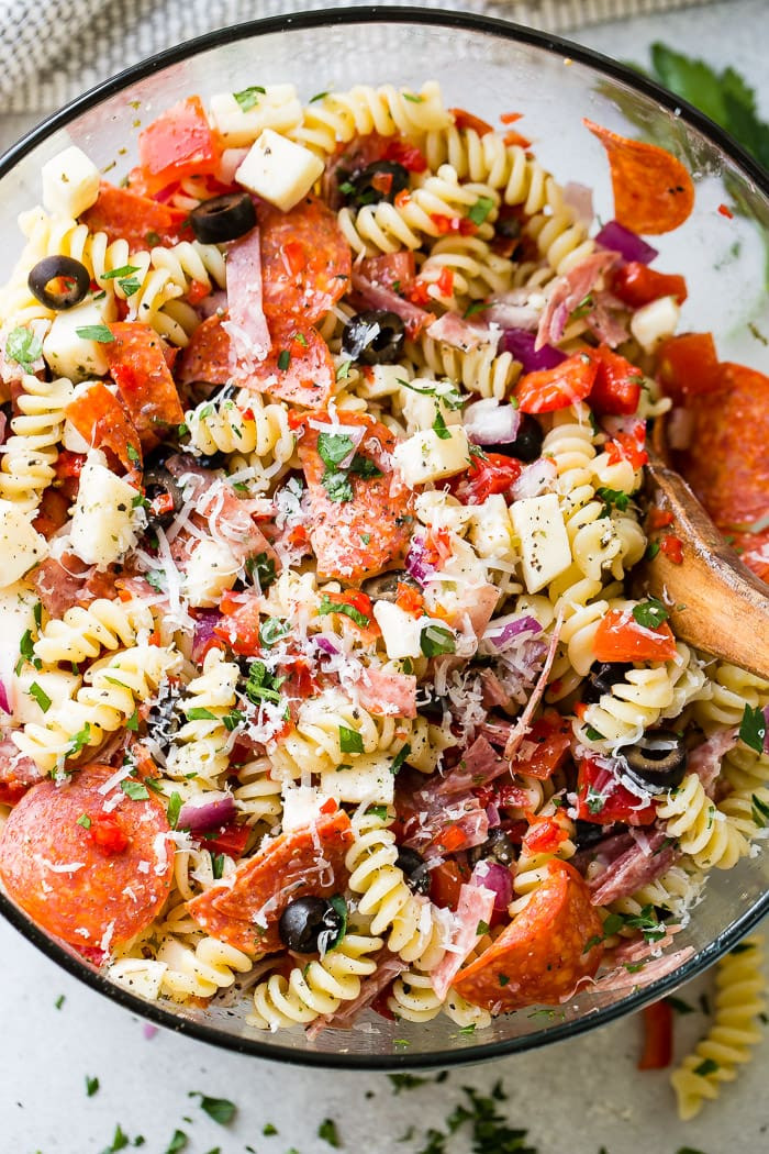 Italian Recipes Easy
 Easy Italian Pasta Salad Oh Sweet Basil