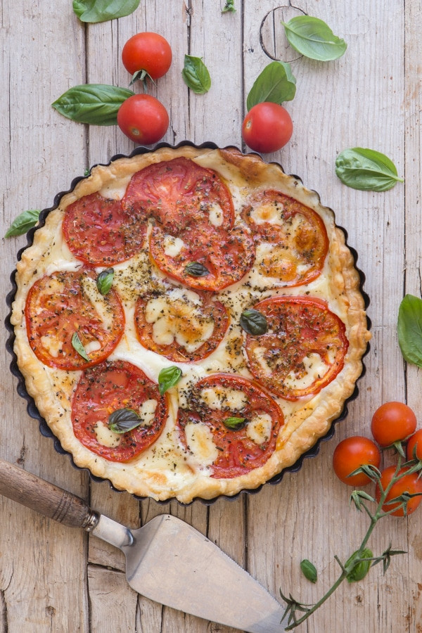 Italian Tomato Pie Recipes
 Easy Italian Fresh Tomato Cheese Pie