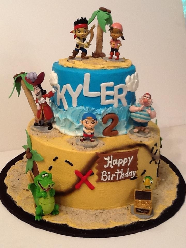 Jake And The Neverland Pirates Birthday Cake
 Jake & The Neverland Pirates Birthday Cake by Dana Rakes