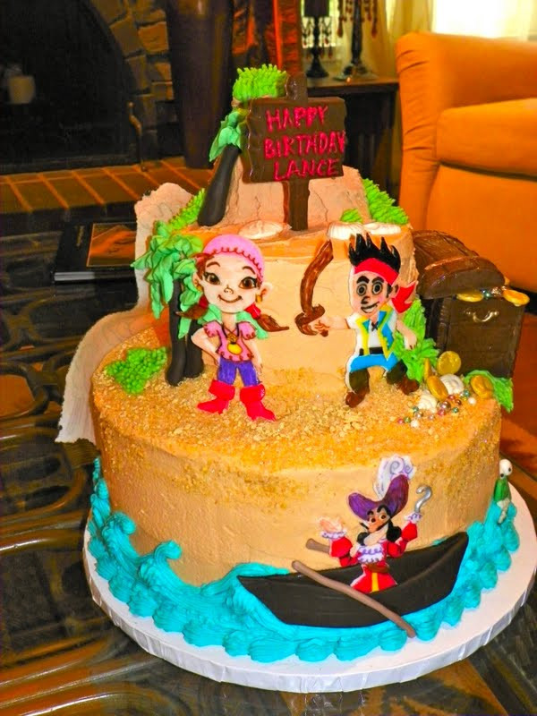 Jake And The Neverland Pirates Birthday Cake
 Plumeria Cake Studio Jake and the Neverland Pirates Cake
