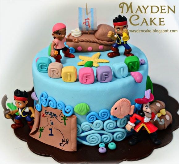 Jake And The Neverland Pirates Birthday Cake
 Mayden Cake & Personalized Gifts Jake and the Neverland