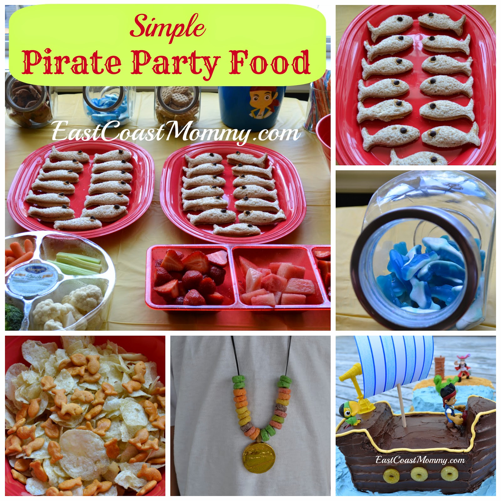 Jake And The Neverland Pirates Birthday Party Food Ideas
 East Coast Mommy Jake and the Neverland Pirates Party Food