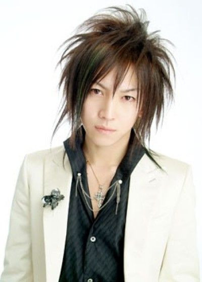 Japanese Anime Hairstyle
 Long emo and ultra straight spiky style