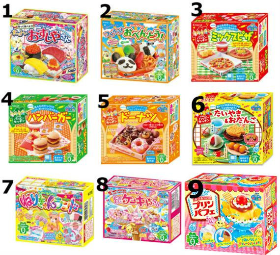 Japanese DIY Kit
 Pick any 6 Kracie Popin Cookin Japanese DIY candy Japanese