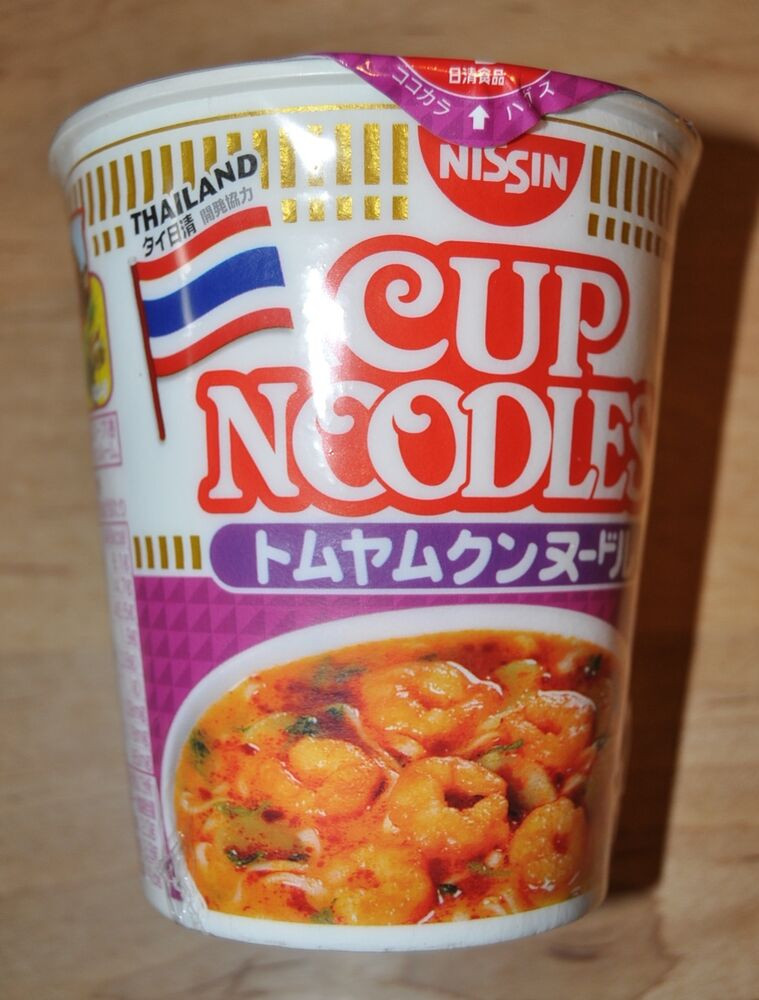 Japanese Instant Noodles
 Nissin Instant Noodles"Tom Yam Kung Noodles" 1 Cup 75g
