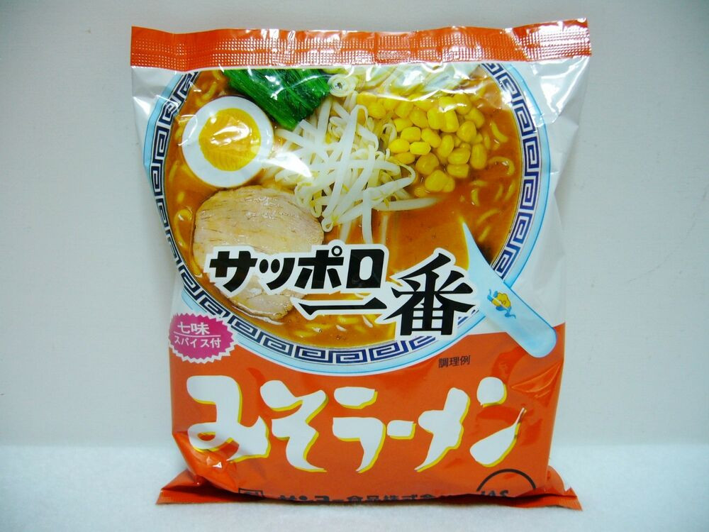 Japanese Instant Noodles
 SANYO "Sapporo Ichiban MISO RAMEN" Instant Noodles MISO