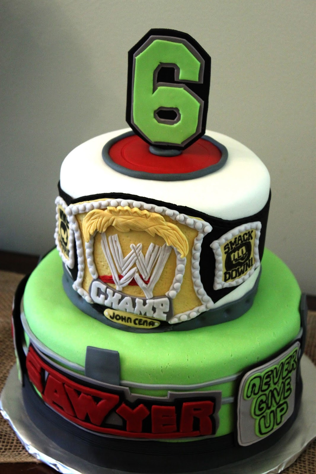 John Cena Birthday Cake
 Layers of Love John Cena cake