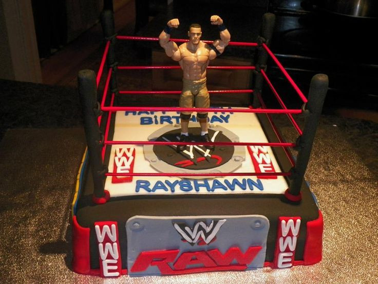 John Cena Birthday Cake
 John Cena Inspired WWE Cake
