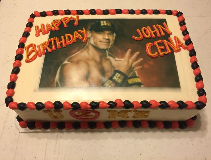 John Cena Birthday Cake
 John Cena cake