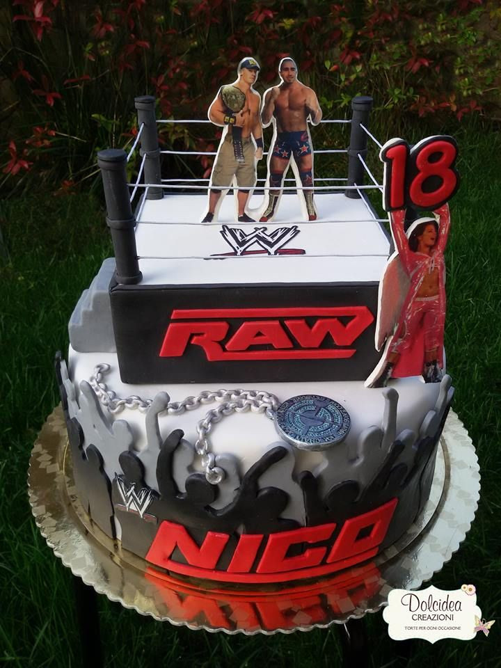 John Cena Birthday Cake
 Torta Wrestling John Cena Jhon Cena Wrestling cake