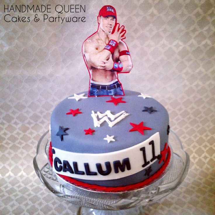 John Cena Birthday Cake
 Pin by Handmade Queen Cakes & Partyware on Handmade