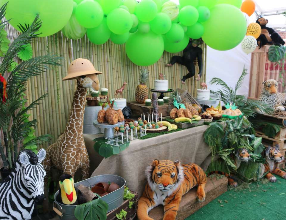 Jungle Birthday Party
 Wel e to the Jungle Birthday "Safari Birthday Party