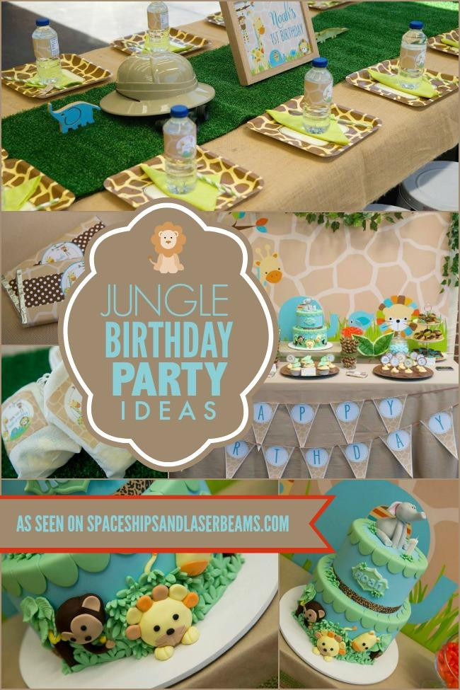 Jungle Birthday Party
 A Little Boy s First Jungle Safari Birthday Party