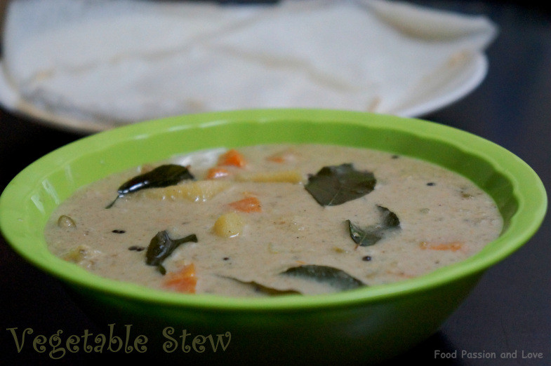 Kerala Vegetable Stew
 Ve able Stew Kerala style with Coconut Milk