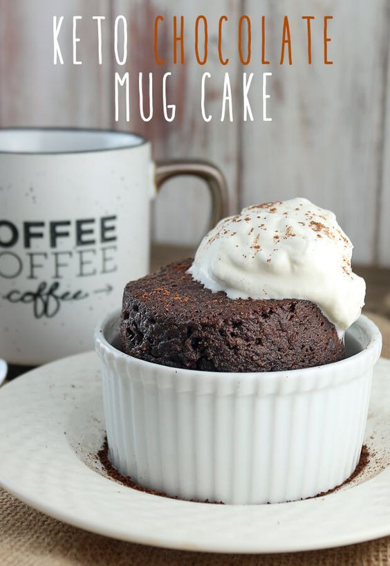 Keto Diet Dessert Recipes
 Keto Chocolate Cake in a Mug