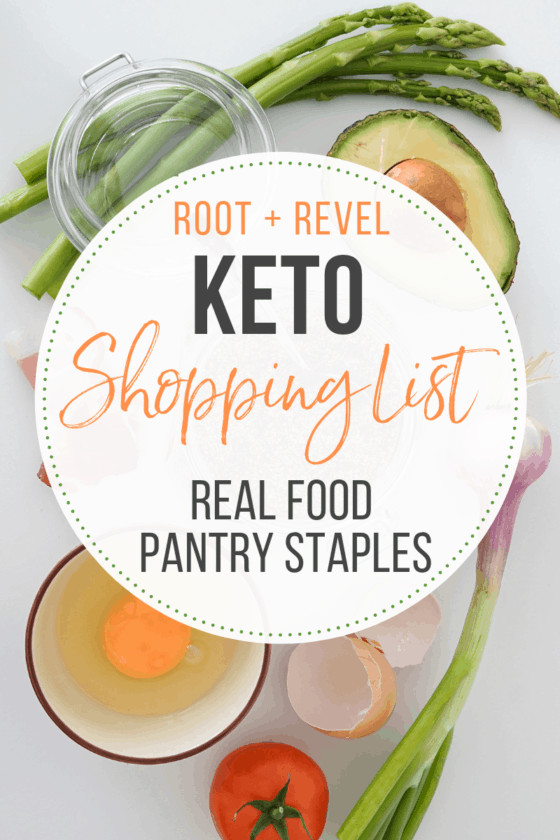 Keto Diet Staples
 Keto Shopping List Real Food Pantry Staples Printable