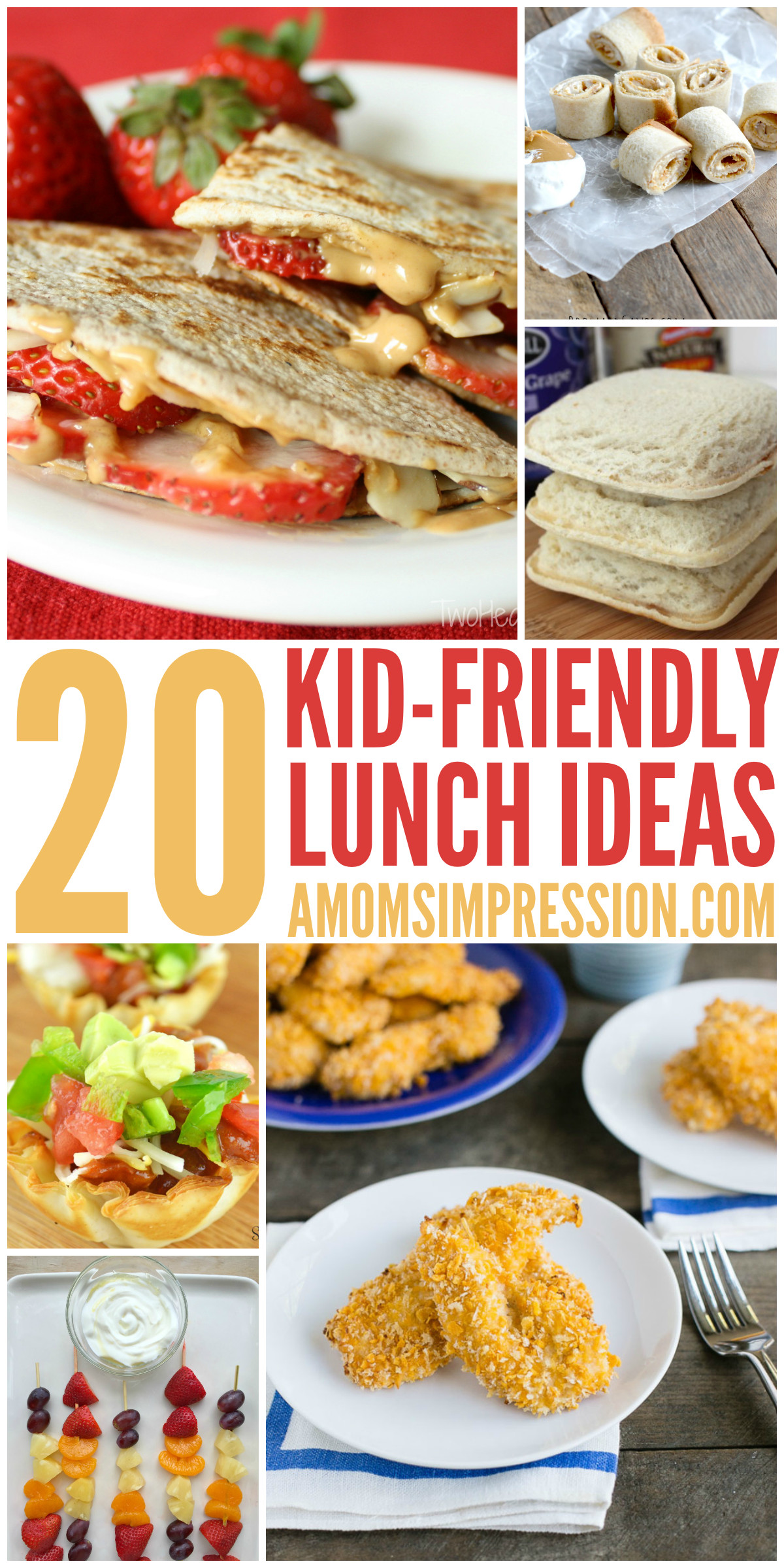 Kid Friendly Healthy Dinners
 20 kid friendly lunches a healthy recipe ideas for Back