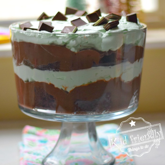 Kid Friendly Irish Recipes
 Mint & Chocolate Layered Trifle Kid Friend Things To Do