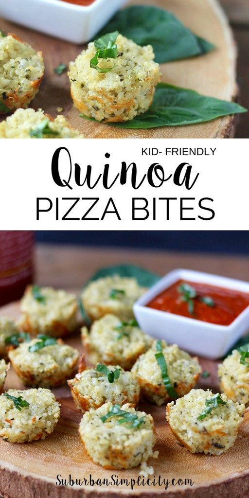 Kid Friendly Quinoa Recipes
 Kid Friendly Quinoa Pizza Bites