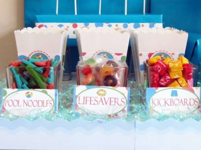 Kids Beach Party Favor Ideas
 Pool Party Birthday Party Ideas 2 of 23
